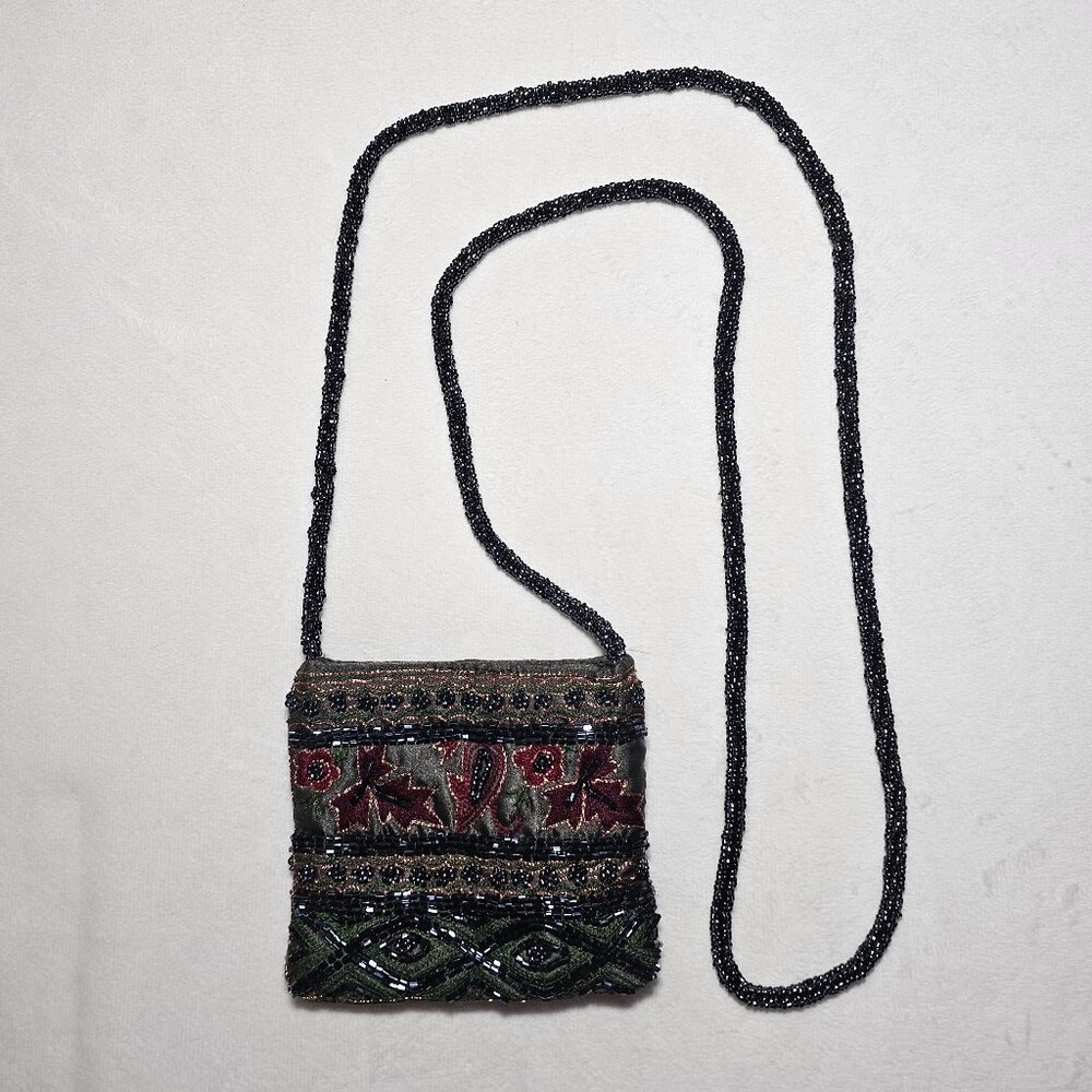 Beaded Crossbody Bag